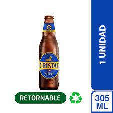 Cerveza Cristal 305ml Unidad Retornable